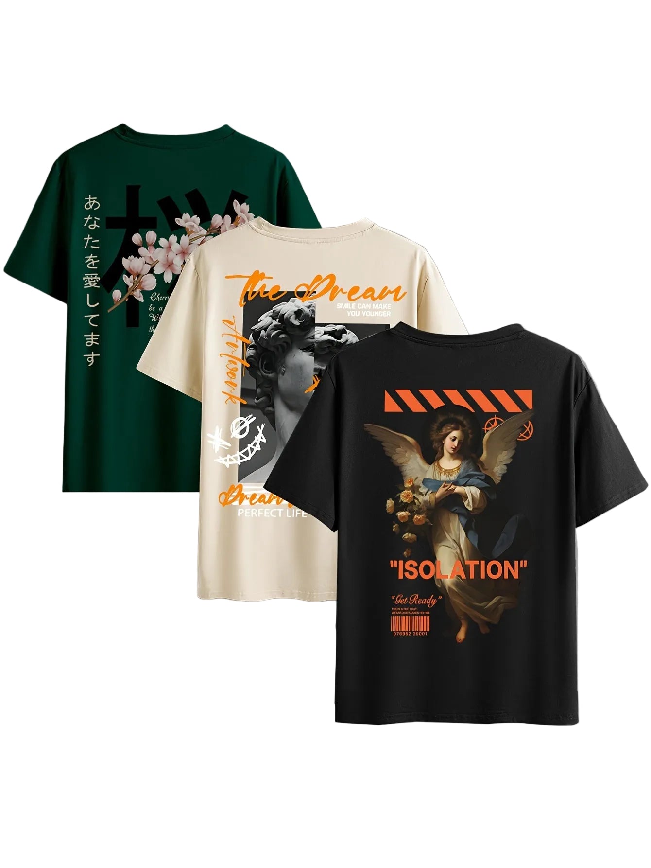 3pcs Angel Work Tees